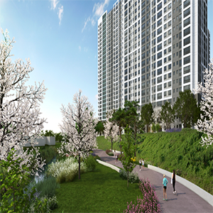 청주 더웨이시티 단지배치도